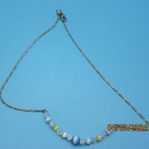 💥5/$10💥 1928 fashion bead blue necklace Pre-owned